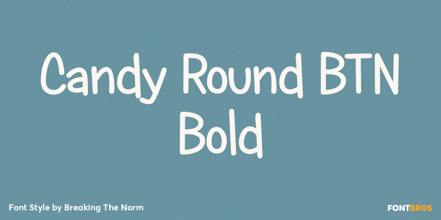 Candy Round BTN Bold Poster