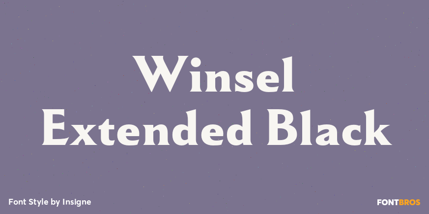 Winsel Extended Black Poster
