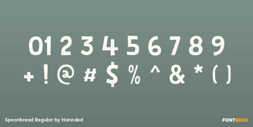 Spoonbread Regular Font Poster #4
