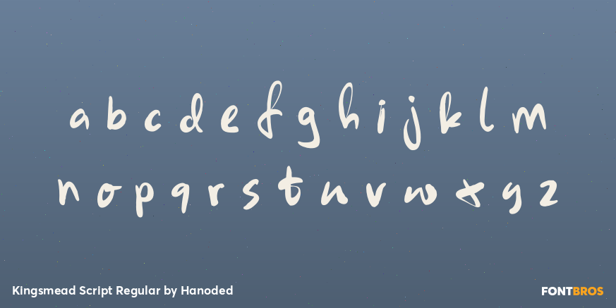 Kingsmead Script Regular Font Poster #3