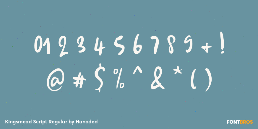 Kingsmead Script Regular Font Poster #4