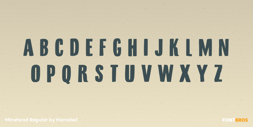 Minehead Regular Font Poster #2