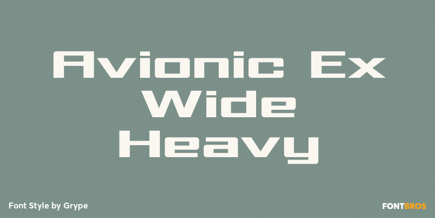 Avionic Ex Wide Heavy Poster