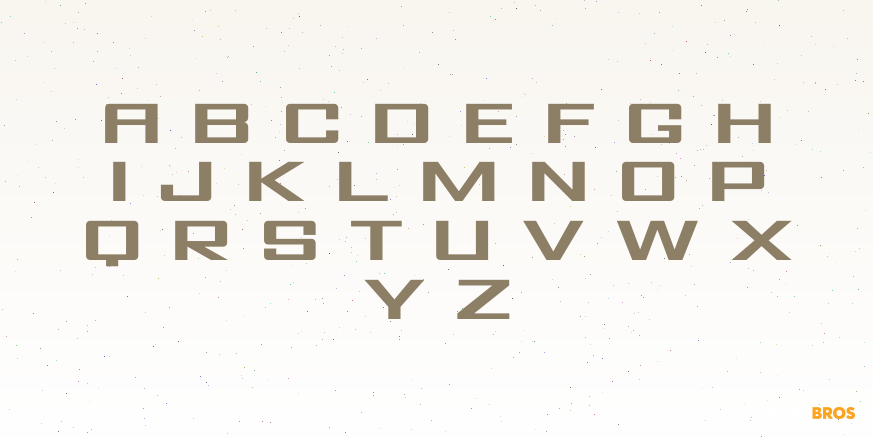 Avionic Ex Wide Bold Font Poster #2