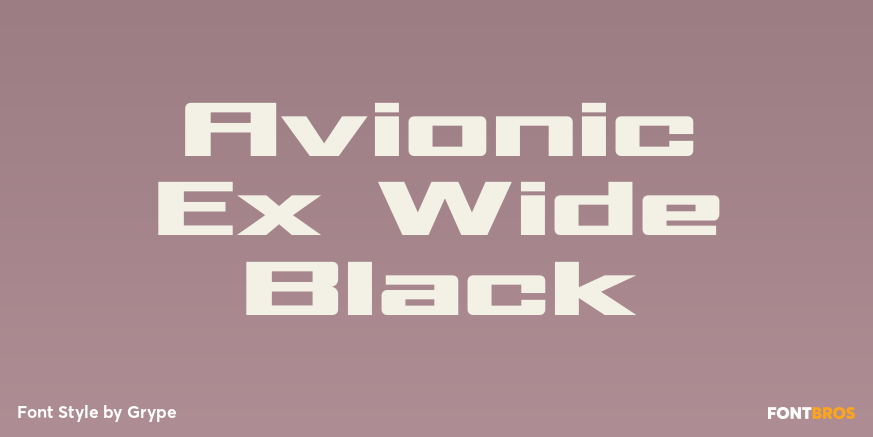 Avionic Ex Wide Black Poster