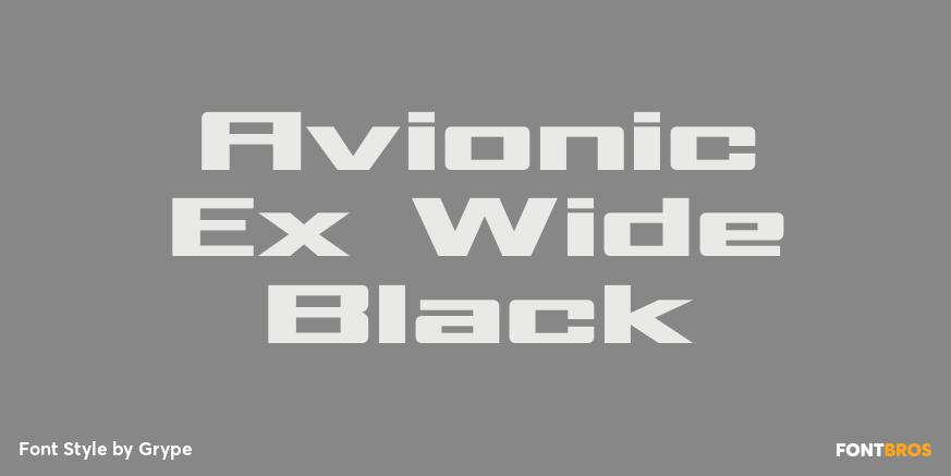 Avionic Ex Wide Black Poster