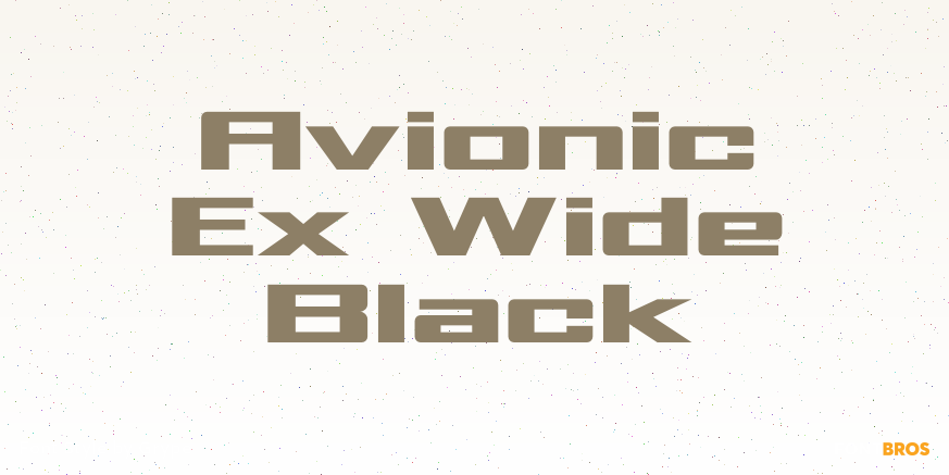 Avionic Ex Wide Black Poster
