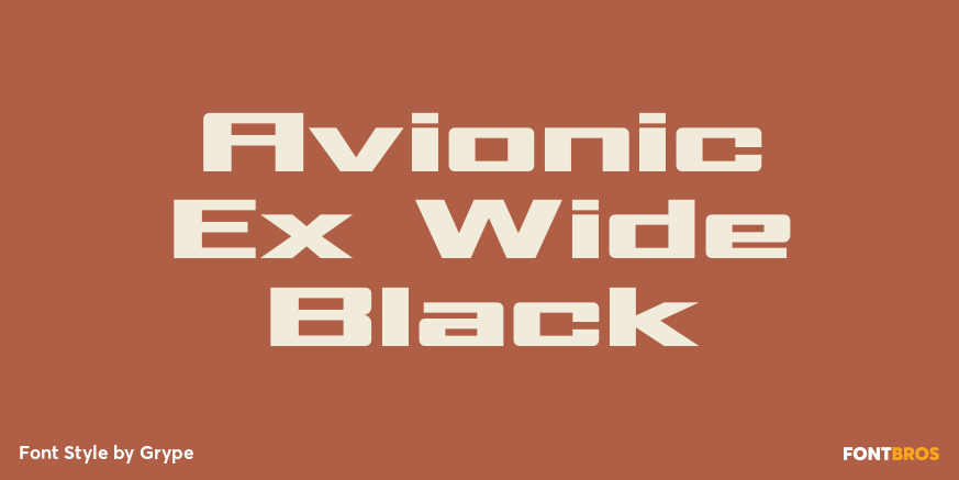 Avionic Ex Wide Black Poster