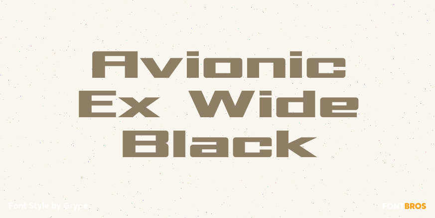 Avionic Ex Wide Black Poster