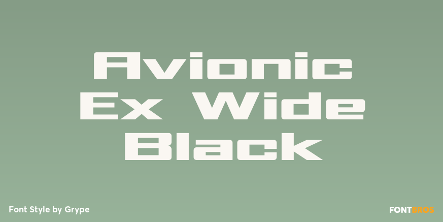 Avionic Ex Wide Black Poster