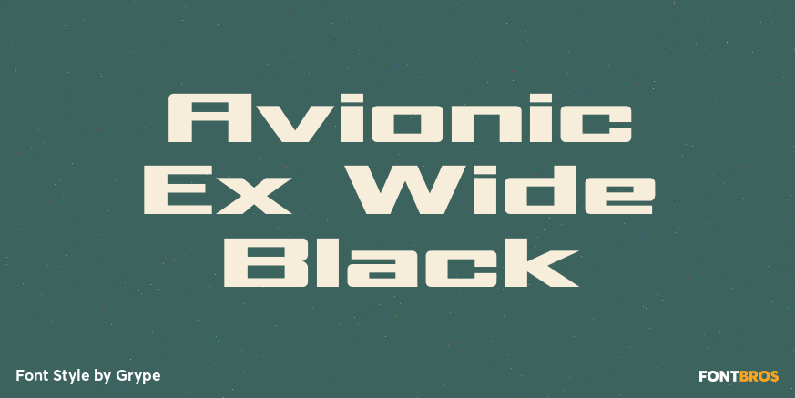 Avionic Ex Wide Black Poster