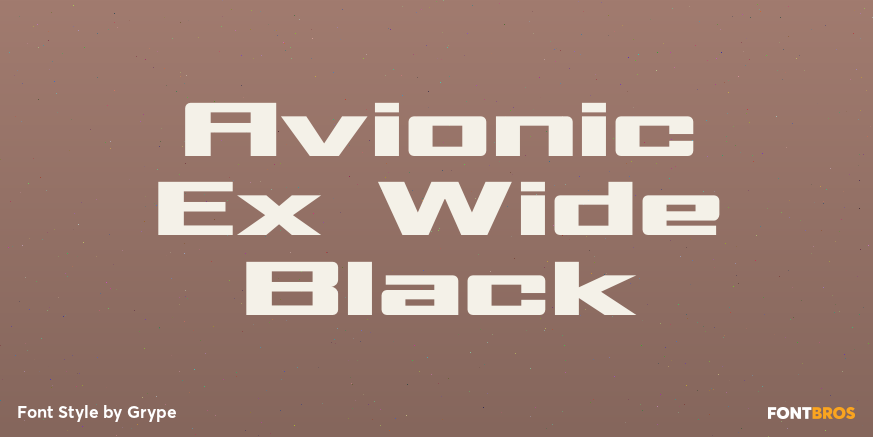 Avionic Ex Wide Black Poster