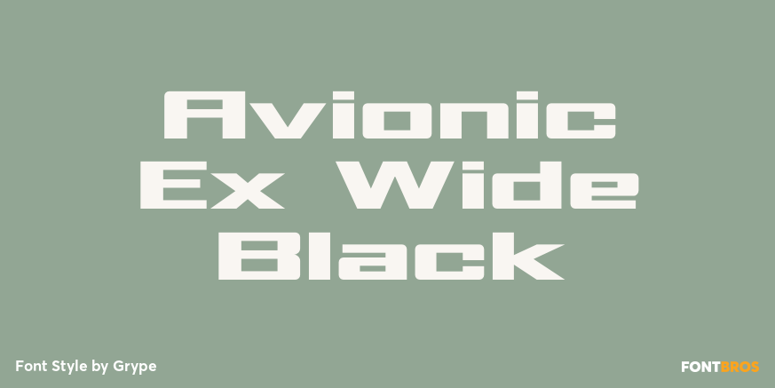 Avionic Ex Wide Black Poster