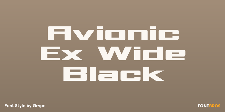 Avionic Ex Wide Black Poster