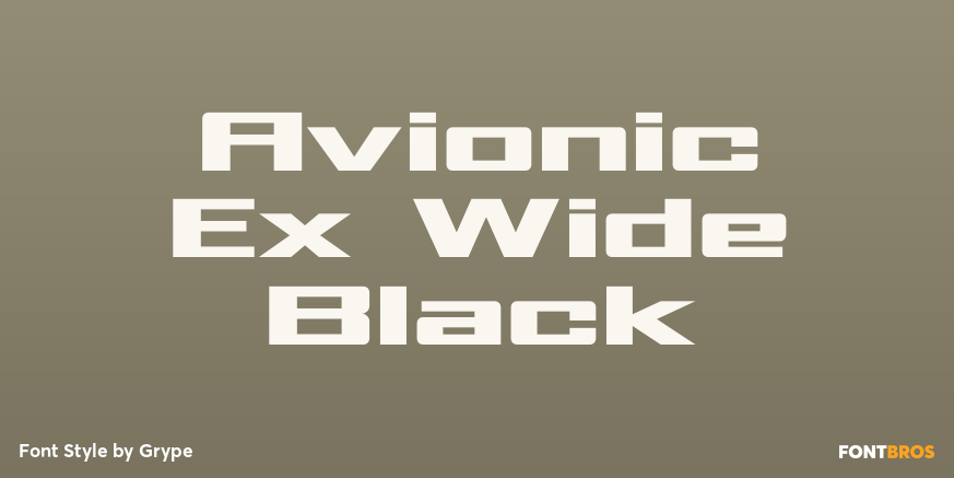 Avionic Ex Wide Black Poster