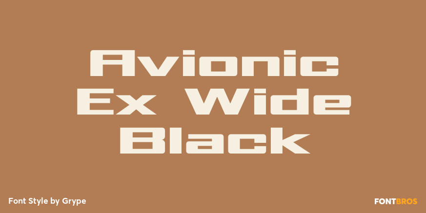 Avionic Ex Wide Black Poster