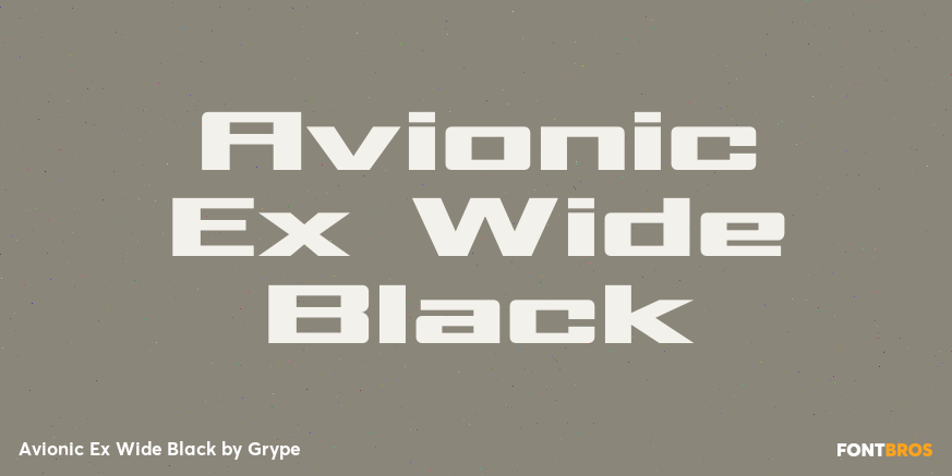 Avionic Ex Wide Black Poster