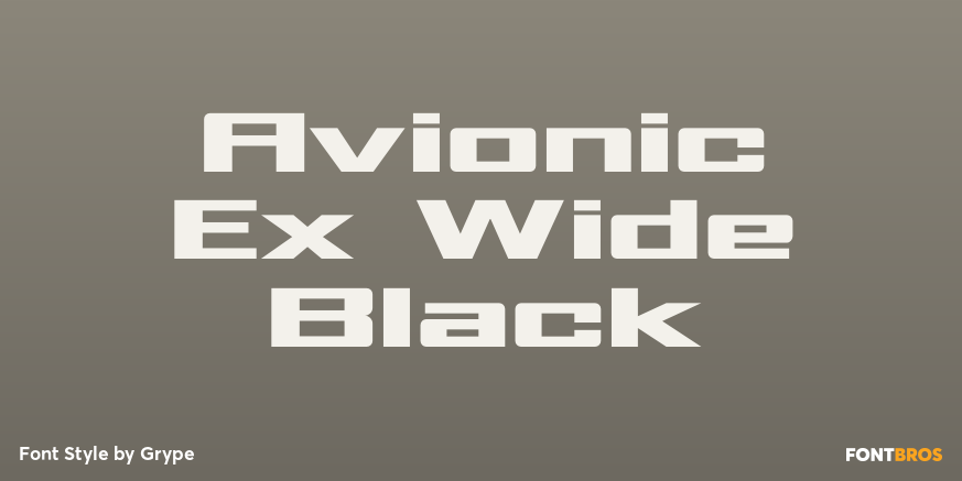 Avionic Ex Wide Black Poster