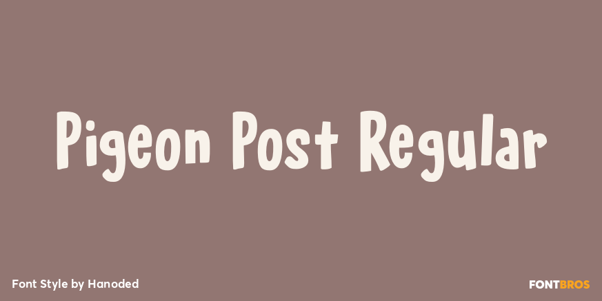 Pigeon Post Regular Poster