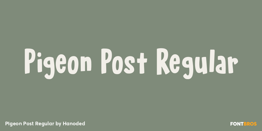 Pigeon Post Regular Poster