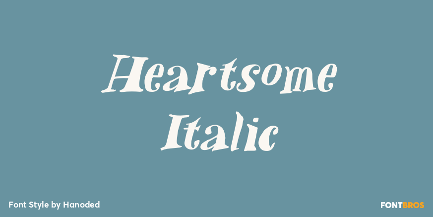 Heartsome Italic Poster