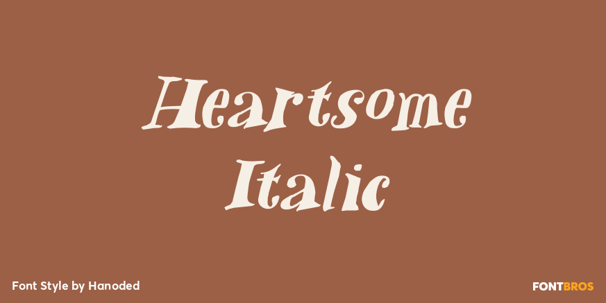 Heartsome Italic Poster