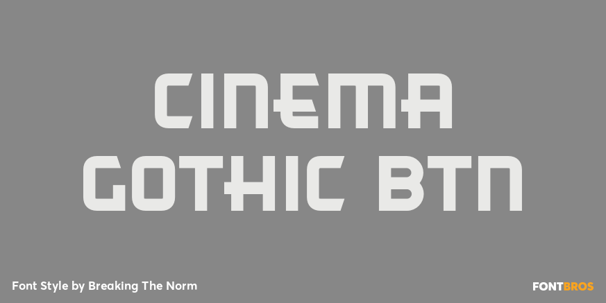 Cinema Gothic BTN Poster