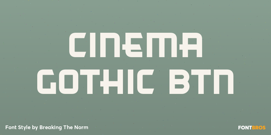 Cinema Gothic BTN Poster