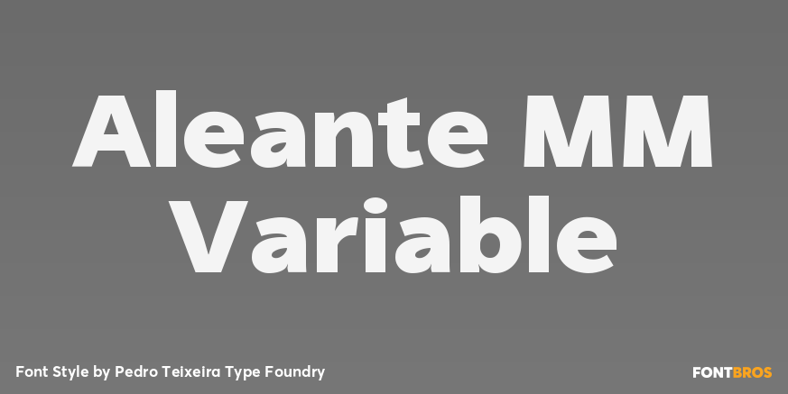 Aleante MM Variable Poster