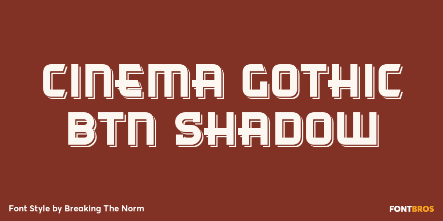Cinema Gothic BTN Shadow Poster
