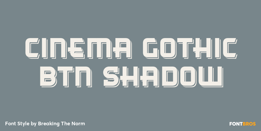 Cinema Gothic BTN Shadow Poster