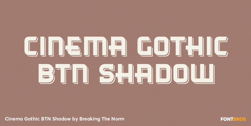 Cinema Gothic BTN Shadow Poster