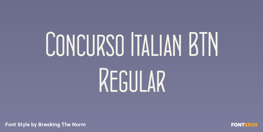 Concurso Italian BTN Regular Poster