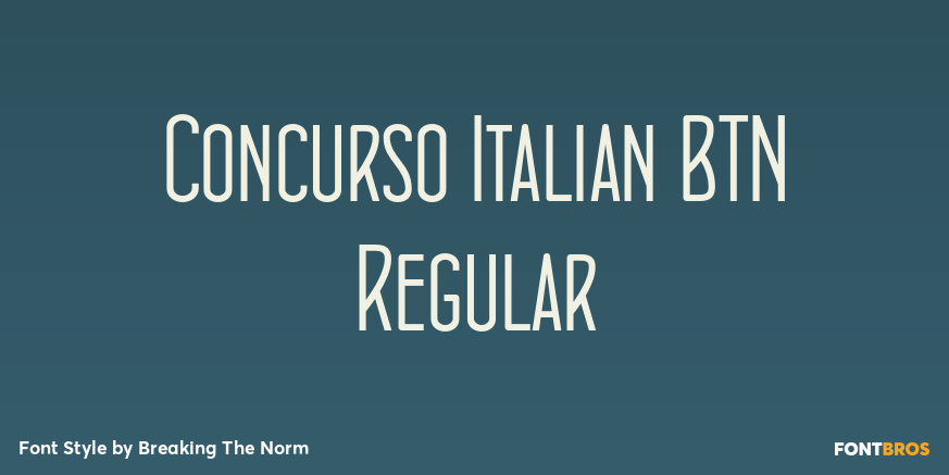 Concurso Italian BTN Regular Poster