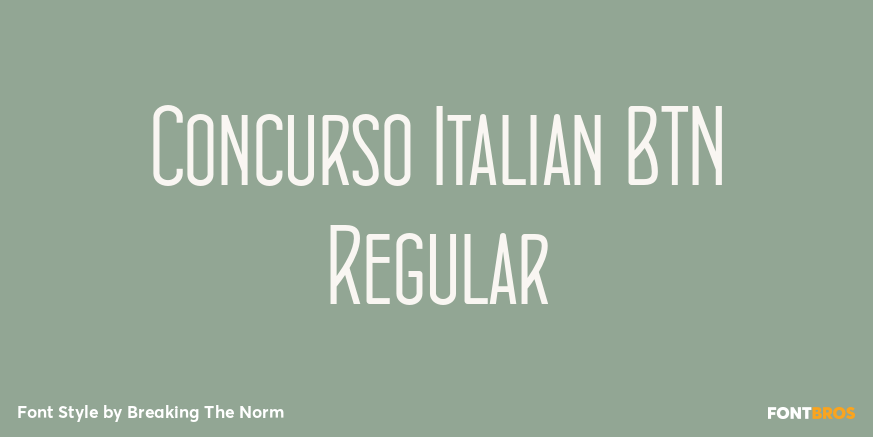 Concurso Italian BTN Regular Poster