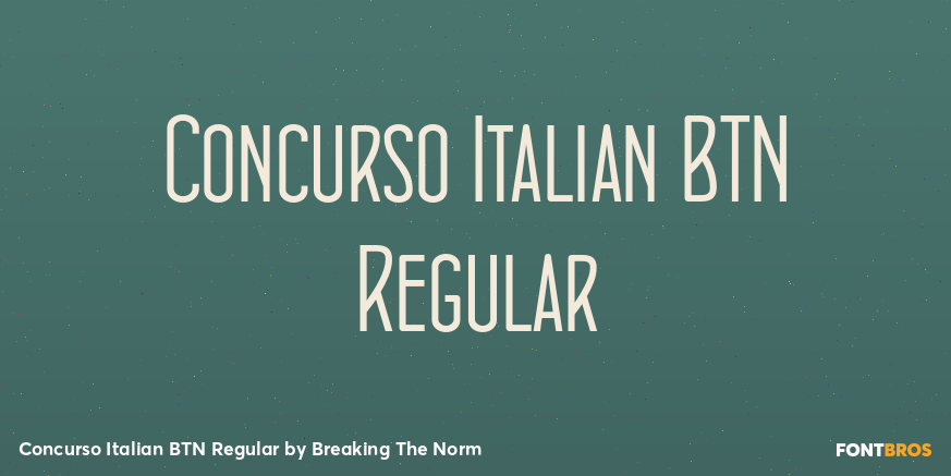 Concurso Italian BTN Regular Poster