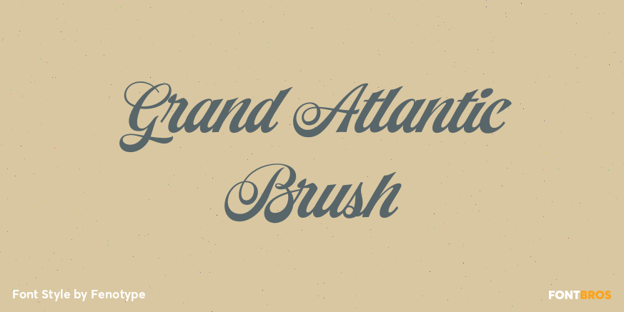 Grand Atlantic Brush Poster
