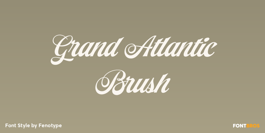 Grand Atlantic Brush Poster