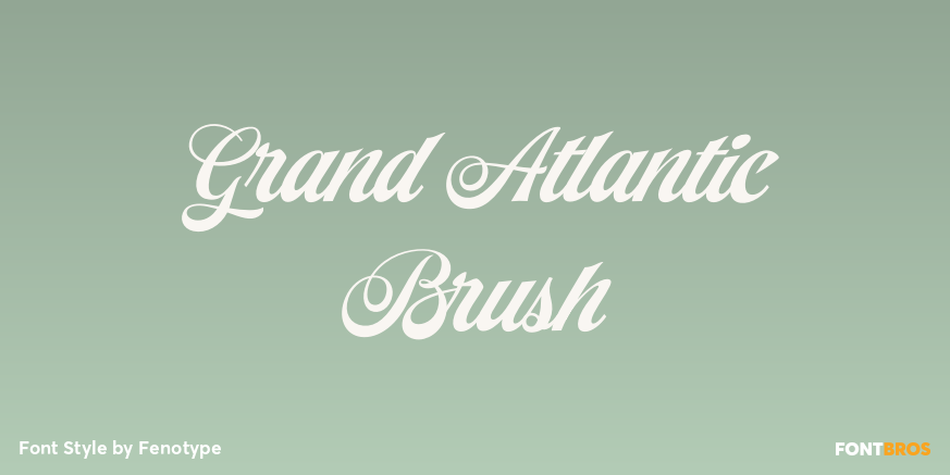 Grand Atlantic Brush Poster