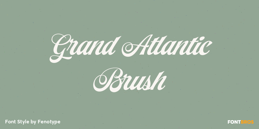 Grand Atlantic Brush Poster