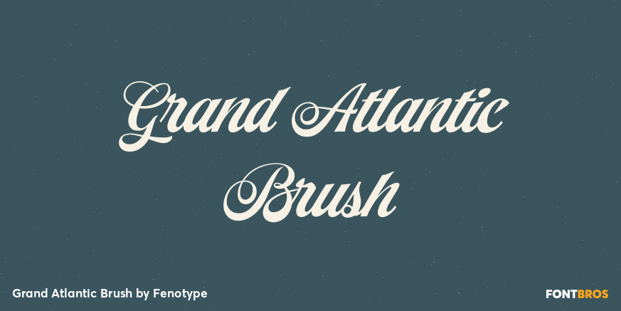 Grand Atlantic Brush Poster