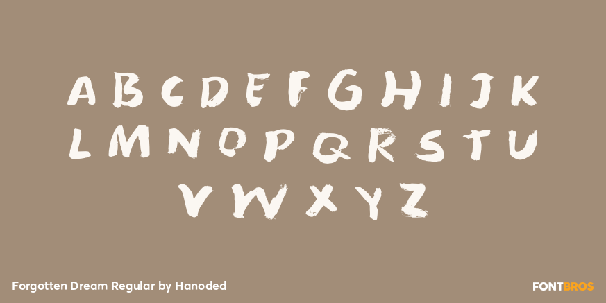 Forgotten Dream Regular Font Poster #2