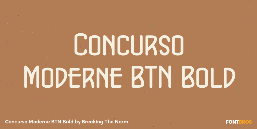 Concurso Moderne BTN Bold Font Poster #1