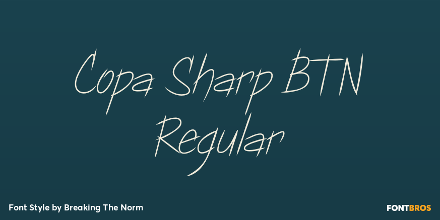 Copa Sharp BTN Regular Poster