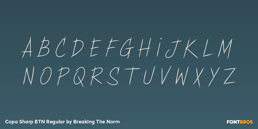 Copa Sharp BTN Regular Font Poster #2