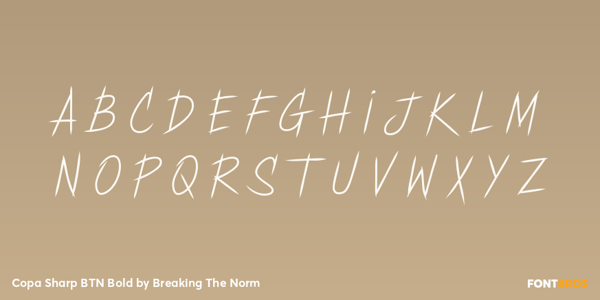 Copa Sharp BTN Bold Font Poster #2
