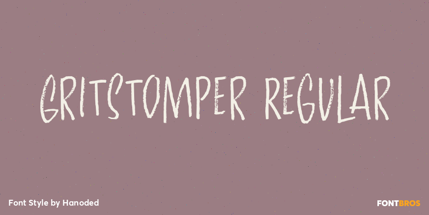 Gritstomper Regular Poster