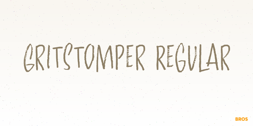 Gritstomper Regular Poster