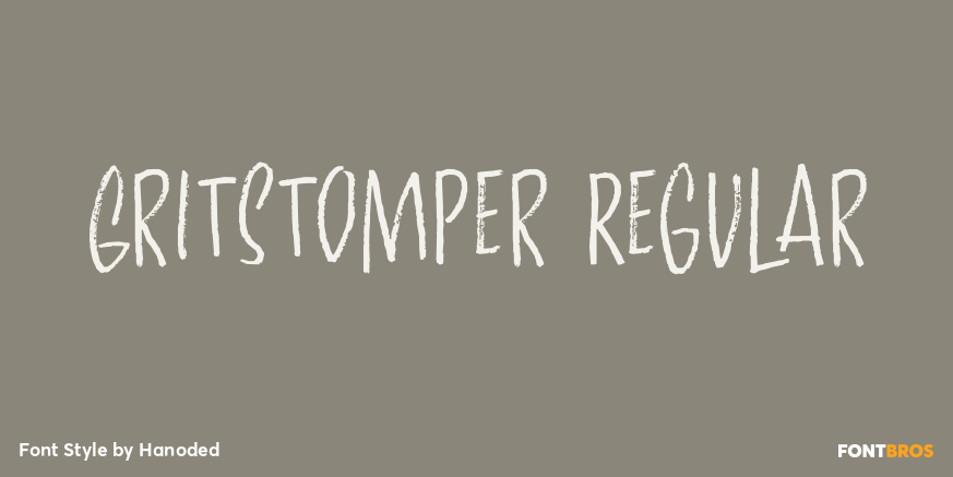 Gritstomper Regular Poster