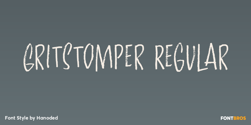 Gritstomper Regular Poster